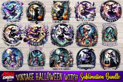 Vintage Halloween Witch Sublimation BUNDLE 1 Product Image 3