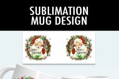 Vintage Santa 11 &amp; 15 oz Mug Sublimation Christmas Design Product Image 2