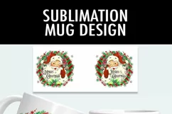 Vintage Santa 11 & 15 oz Mug Sublimation Christmas Design Product Image 2