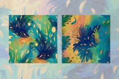 Peacock Vibrance Seamless Patterns Product Image 8