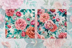 Vibrant Flowers Seamless Patterns Product Image 3