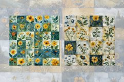 Quilted Meadow Seamless Patterns Product Image 8