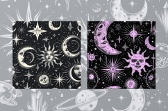 Witchcore Astrology Seamless Patterns Product Image 4