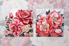 Romantic Peony Digital Papers Product Image 7