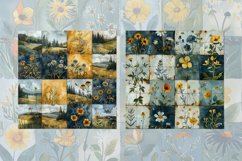 Quilted Meadow Seamless Patterns Product Image 6