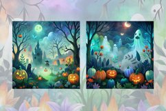 Whimsical Halloween 12 Digital Papers Product Image 3