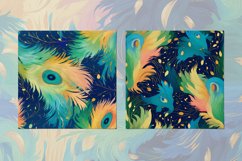Peacock Vibrance Seamless Patterns Product Image 4