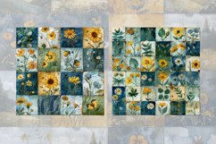 Quilted Meadow Seamless Patterns Product Image 4