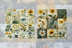 Quilted Meadow Seamless Patterns Product Image 7