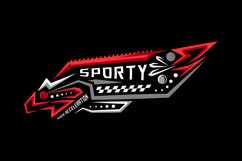 Vinyl sticker abstract style sport car wrap design Product Image 1