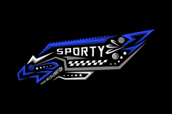 Vinyl sticker abstract style sport car wrap template Product Image 1