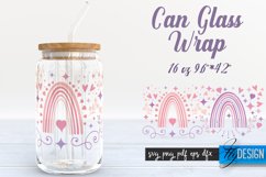 Can Glass Wrap Rainbow SVG | Rainbow SVG Design | Template Product Image 1