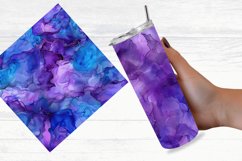 Violet Blue Alcohol Ink Digital Paper Bundle Product Image 2