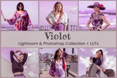 Violet Photoshop Actions Lightroom Presets Mobile Filters Product Image 1