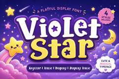 Violet Star - Display Font Product Image 1