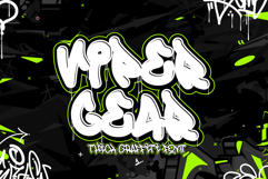Viper Gear - Thick Graffiti Font Product Image 2