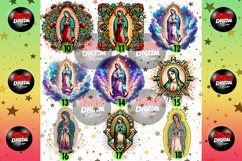 Virgen De Guadalupe PNG BUNDLE Product Image 3