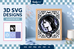 Virgo Zodiac Shadow Box Product Image 1