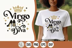 Virgo Zodiac Sign Svg cut files use for funny Birthday shirts, hoodies, mugs, printables, stickers, card making, scrapbooking, pillows, sweatshirts and more. 
