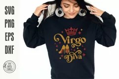 Virgo Zodiac Sign Svg cut files use for funny Birthday shirts, hoodies, mugs, printables, stickers, card making, scrapbooking, pillows, sweatshirts and more. 