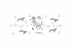 virgo zodiac star sign coffee mug sublimation wrap glass mug wrap svg presized for 11oz and 15oz glass ready to cut and sublimation files