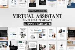 Virtual Assistant Pinterest Templates Product Image 1