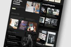 Virtual Assistant Portfolio Website, Canva Editable Product Image 9