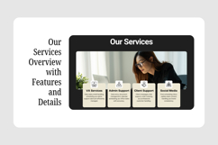 Virtual Assistant Portfolio Website, Canva Editable Product Image 6