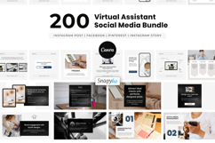 Virtual Assistant Social Media Canva Product Image 1