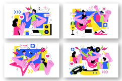10 Virtual Concert Illustration Product Image 2