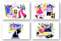 10 Virtual Concert Illustration Product Image 3