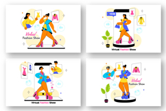 10 Virtual Fashion Show Illustration Product Image 2