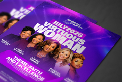 Virtuous Women Conference Flyer Template Product Image 2