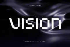 Vision - Futuristic Scifi Font Product Image 1