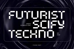 Vision - Futuristic Scifi Font Product Image 2