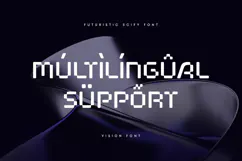 Vision - Futuristic Scifi Font Product Image 8