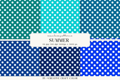 Summer Polka Dots Seamless Patterns, Digital Paper Product Image 1