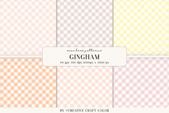 Pastel Plaid Gingham Seamless Patterns, Digital Papers Product Image 1