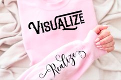Realize Sleeve SVG, Positivity SVG Design Product Image 3