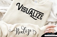 Realize Sleeve SVG, Positivity SVG Design Product Image 2