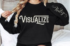 Realize Sleeve SVG, Positivity SVG Design Product Image 1
