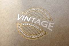 retro luxury victorian vintage logo with ornamental. Product Image 2
