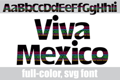 Viva Mexico Color Font Product Image 1