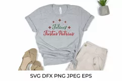 Felices Fiestas Patrias SVG. Mexico Independence Day Quote Product Image 2