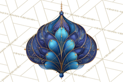 Neon Christmas Ornaments Clipart, Vivid Holiday Decor Png Product Image 3