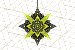 Neon Christmas Ornaments Clipart, Vivid Holiday Decor Png Product Image 2
