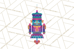 Neon Christmas Ornaments Clipart, Vivid Holiday Decor Png Product Image 3