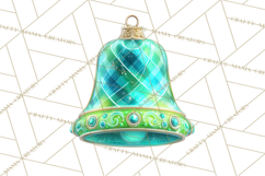 Neon Christmas Ornaments Clipart, Vivid Holiday Decor Png Product Image 5