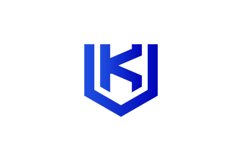 VK KV Logo design Product Image 1