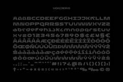 Vogjer - Bold Futuristic Font Product Image 13